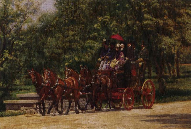 Thomas Eakins fairman rogers fyrspann Germany oil painting art